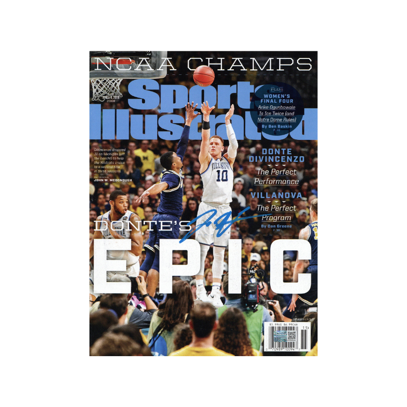 Donte DiVincenzo Villanova University Autographed Signed 4/9/18 Sports Illustrated Magazine (CX Auth)