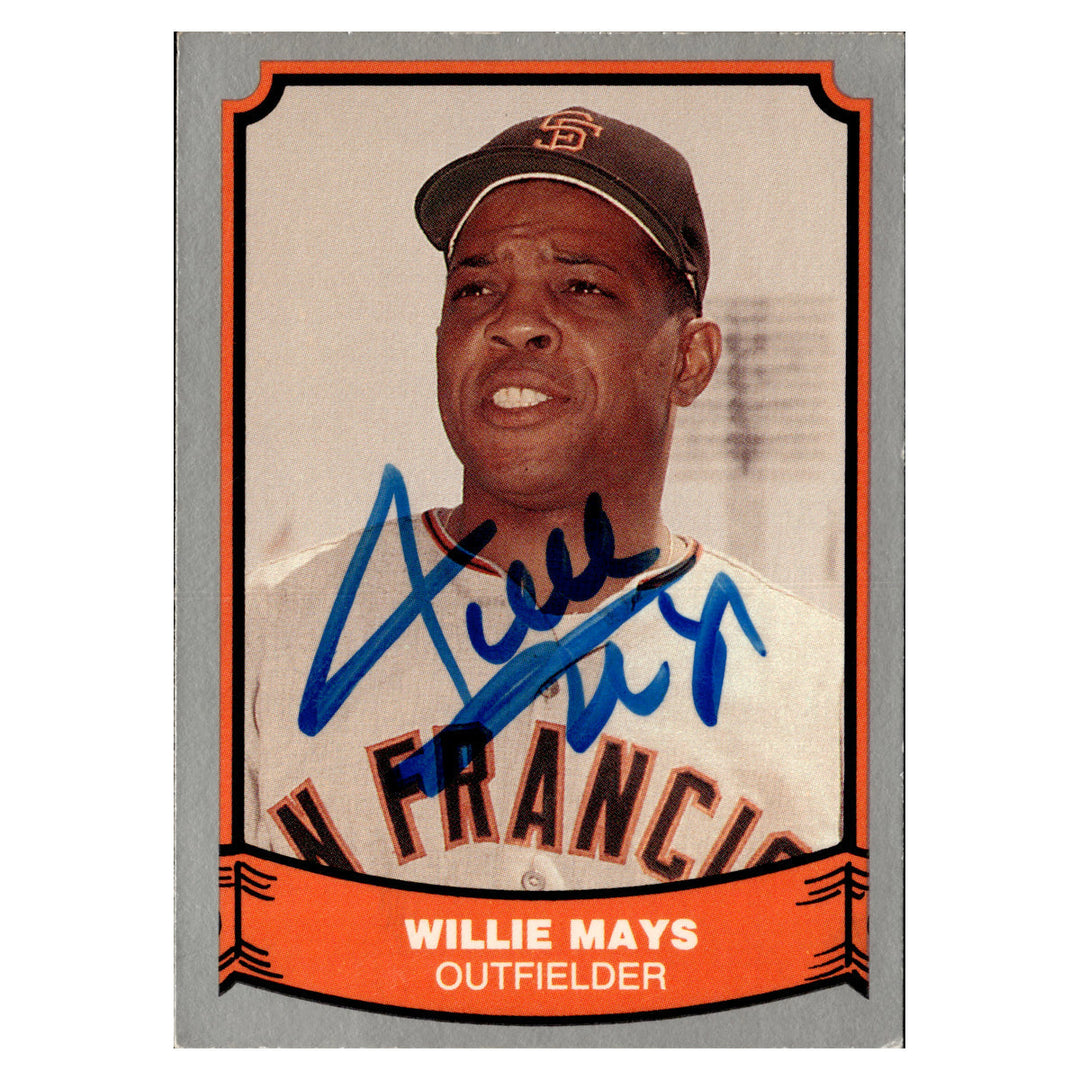 Willie Mays San Francisco Giants Autographed Signed 1988 Pacific Baseball Legends (JSA COA #CB91138)