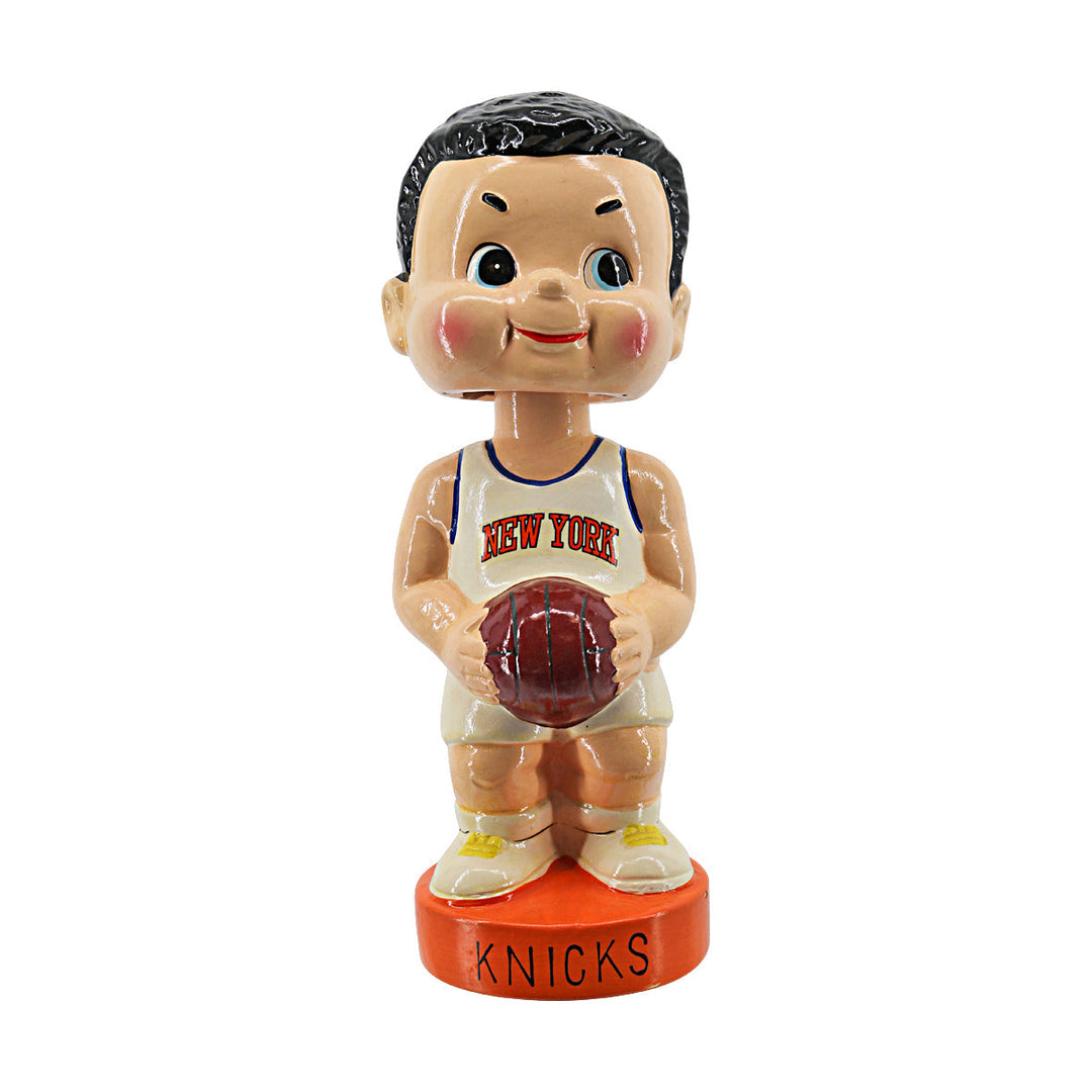 New York Knicks Vintage White Big Nodder Piggy Bank