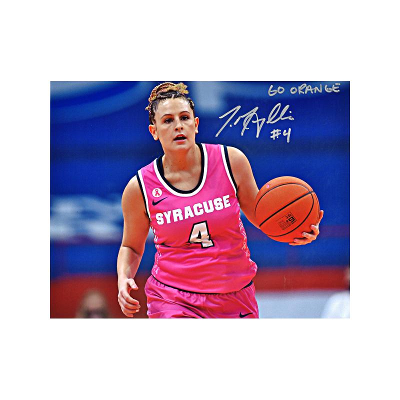 Tiana Mangakahia Syracuse University Autographed and Insc. "Go Orange" 8x10 Photo